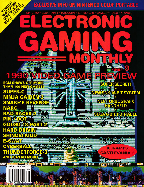 Electronic Gaming Monthly Issue 9 (April 1990) cover